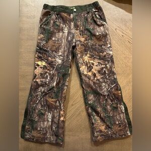 Under Armour/Realtree Youth Hunting Pants Fleece Camouflage